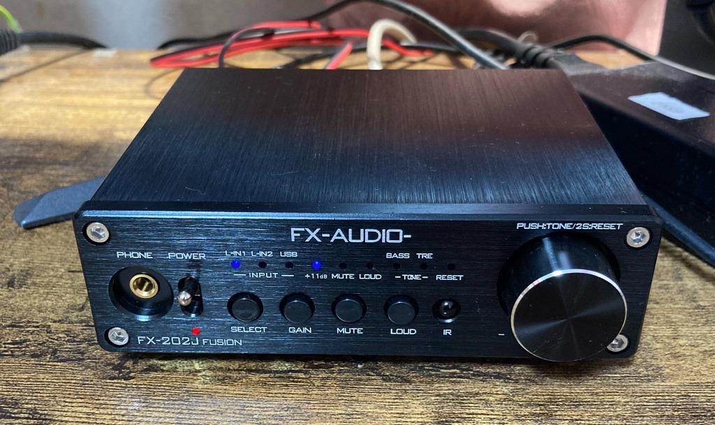 FX-AUDIO- FX-202J FUSION[ブラック]Tripath TA2020-020 デジタル