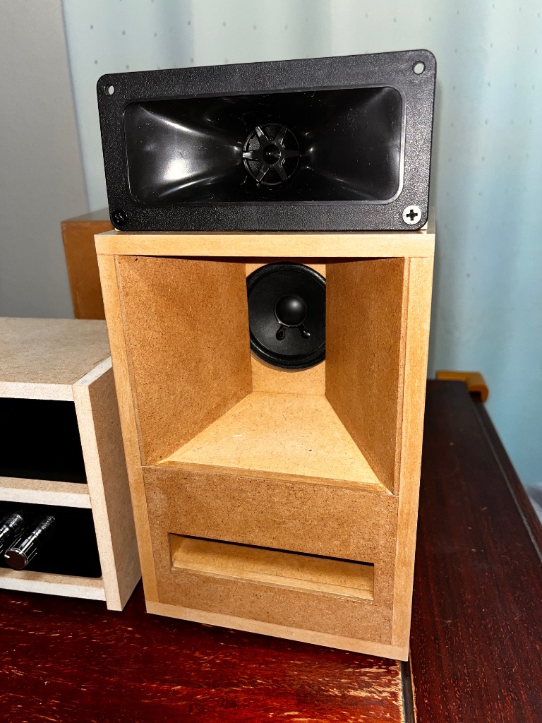 5インチ(141mm)ホーン型ピエゾツイーターユニット 長方形 [スピーカー