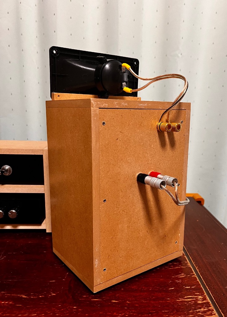 5インチ(141mm)ホーン型ピエゾツイーターユニット 長方形 [スピーカー