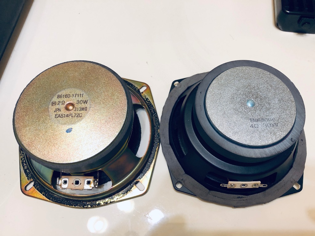 メタル円形スピーカー 2個セット　珍品アルミ製US ビンテージ 楽天市場】大口径センターキャップ＆極太ウレタンエッジ 強力