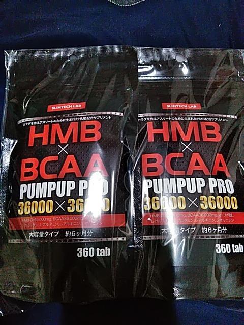 HMB×BCAA パンプアッププロ 36000×36000 大容量 約6ヶ月分/360粒 HMB 