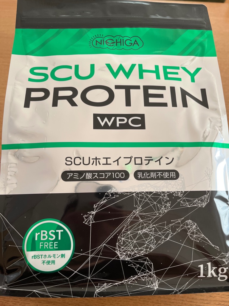 SCU ホエイプロテイン 1ｋｇ×3袋 〈rBSTホルモン剤不使用〉 甘味料不