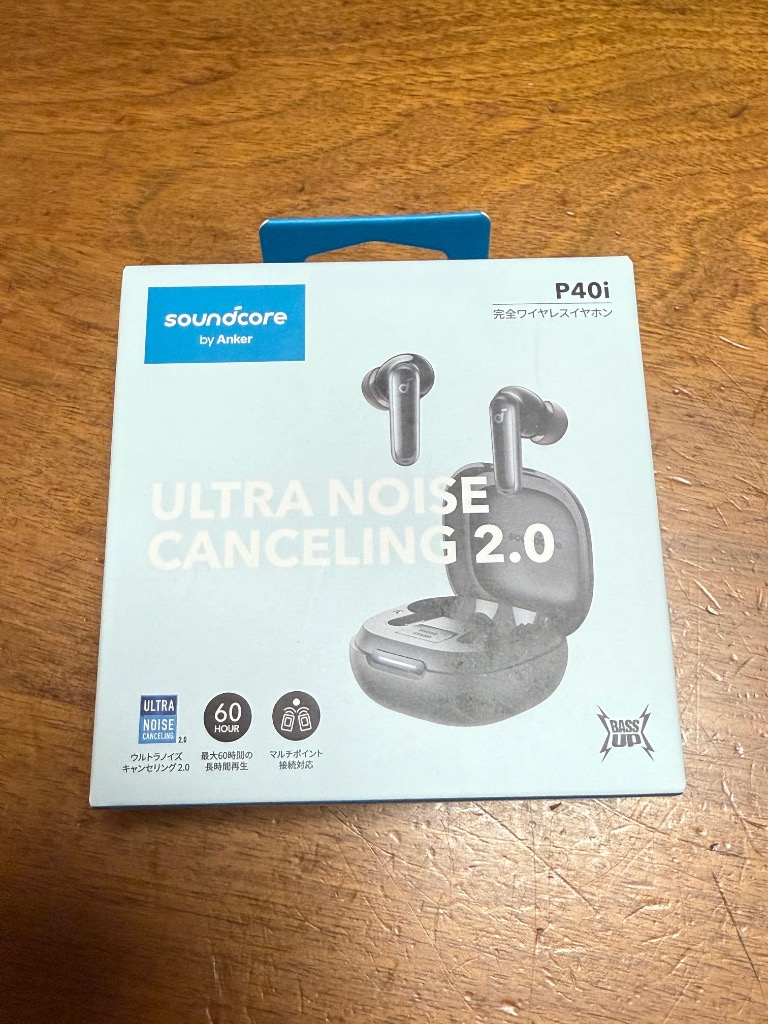A3955N11 ワイヤレスイヤホン Soundcore P40i ブラック Anker