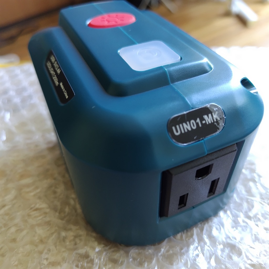 Longsafe インバーター 防災 ポータブル 電源 アダプター AC USB