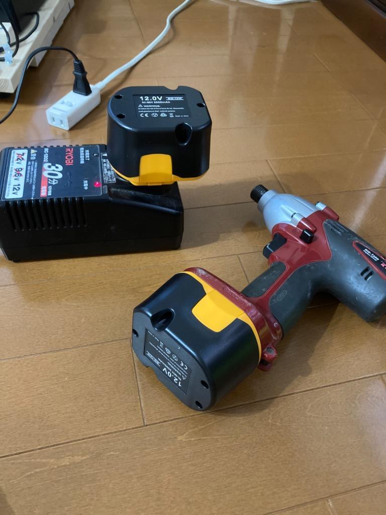 リョービ ryobi 互換 バッテリー BID1230 12v 3.0Ah B-1203 B-1203M B