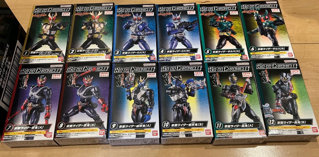 SO-DO CHRONICLE 仮面ライダーアギト／仮面ライダー響鬼 （食玩） BOX