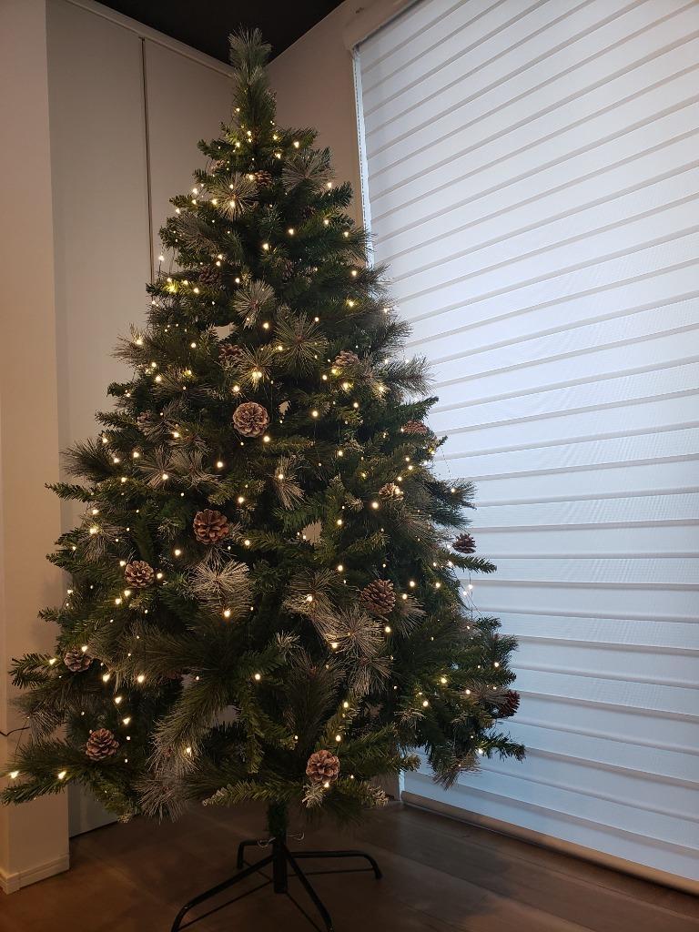 クリスマスツリー 180cm おしゃれ 北欧 ニードルスノーパインツリー 