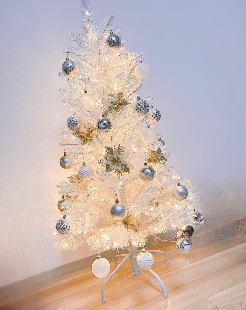 LED付き オーロラ葉のクリスマスツリー 北欧 おしゃれ 120cm LED付き オーロラ葉のクリスマスツリー 北欧 おしゃれ 120cm