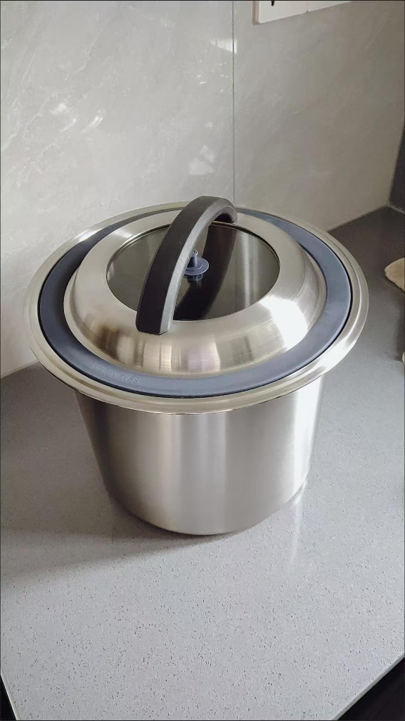 米びつ 真空 米櫃 容器 負圧シール ライスストッカー 米 ステンレス製米桶 米びつ 真空 米櫃 密閉米びつ 保存容器 負圧シール ステンレス製