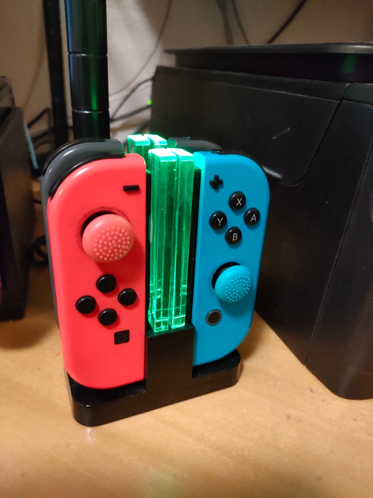 Nintendo Switch Joy-Con 充電器スタンド 充電指示LED付き 4台