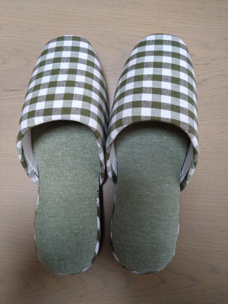 minive チェリー スリッパ ニトリ スリッパ(ツリコミチェックGR F) : ニトリ Yahoo!店
