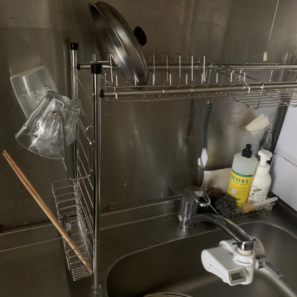 ニトリ 伸縮シンク上ラックSUS 5点セット : ニトリ Yahoo!店 - 通販