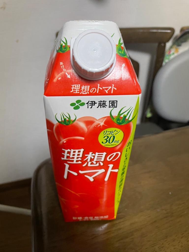 理想のトマト 紙パック 1L(1000ml) 3ケース（6本×3箱）18本 伊藤園 屋根型キャップ付容器 :673:なかみせヤフー店 - 通販 -  Yahoo!ショッピング