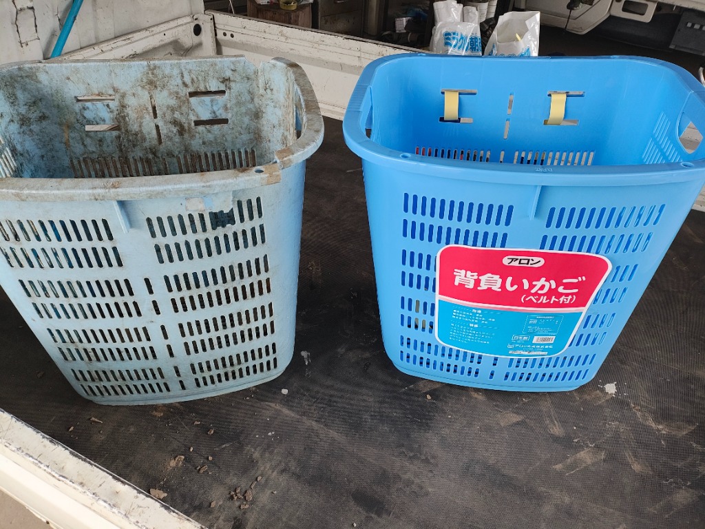 アロン背負いかご 53×41×50 ベルト付 : 日本農業システム - 通販