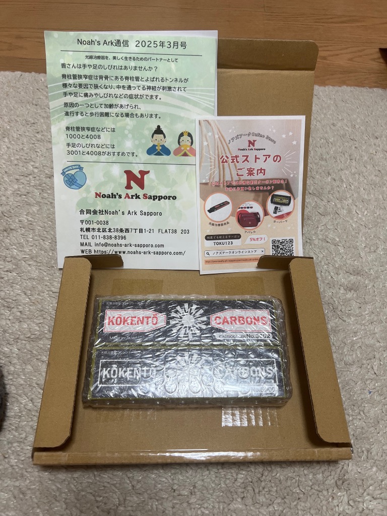 コウケントー 光線治療器用カーボン 3002番 5000番 セット 10本