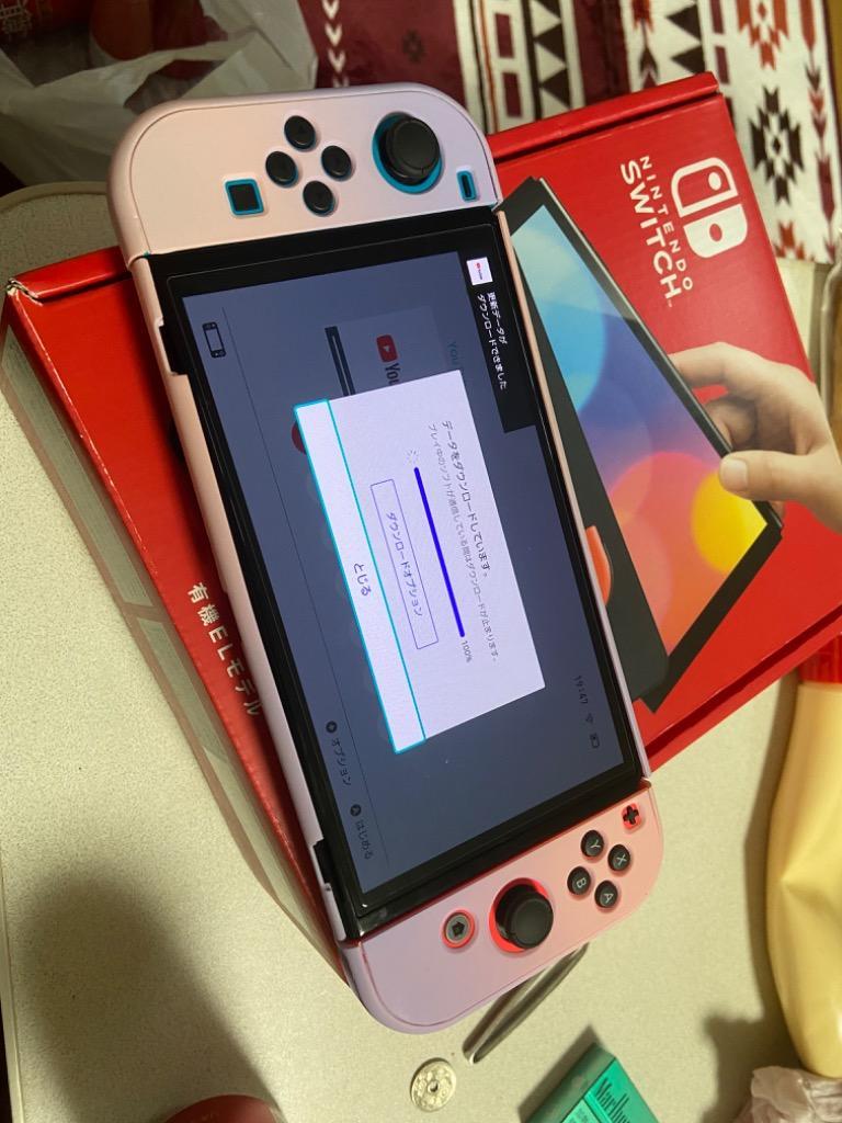 『新品外箱傷みあり』Nintendo Switch (有機ELモデル) HEG-S-KABAA [ネオンブルー・ネオンレッド]任天堂 本体 送料無料