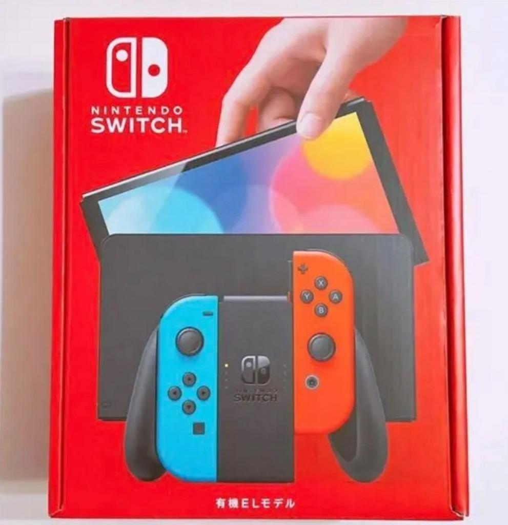 新品』Nintendo Switch (有機ELモデル) HEG-S-KABAA [ネオンブルー 