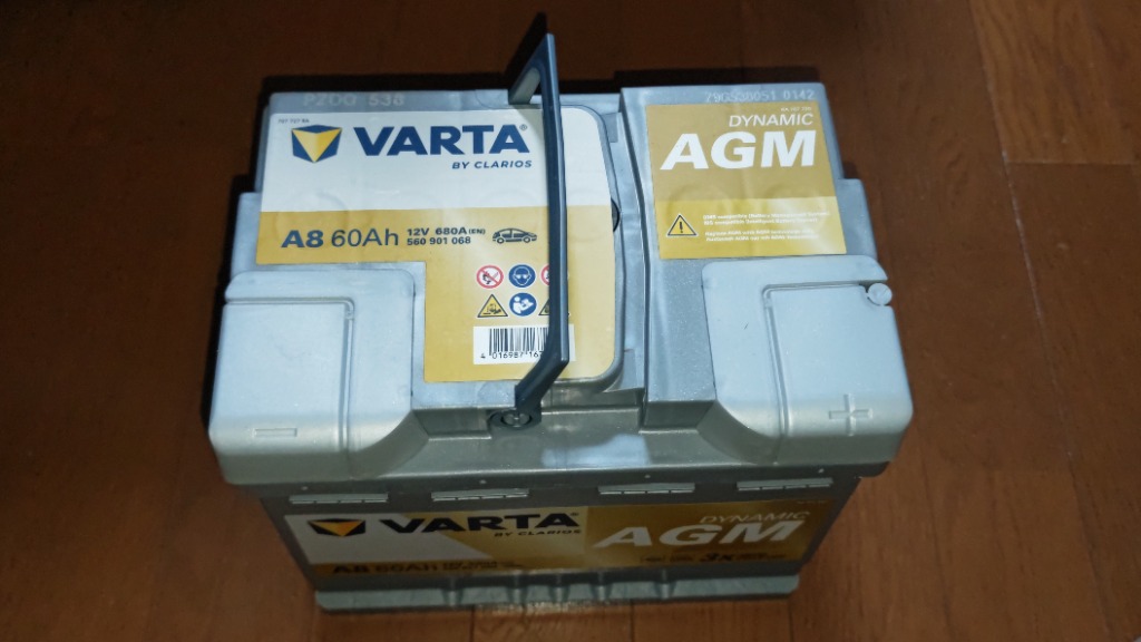 VARTA LN2 AGM バッテリー 560 901 068 バルタ 60A 680CCA L2 欧州車用