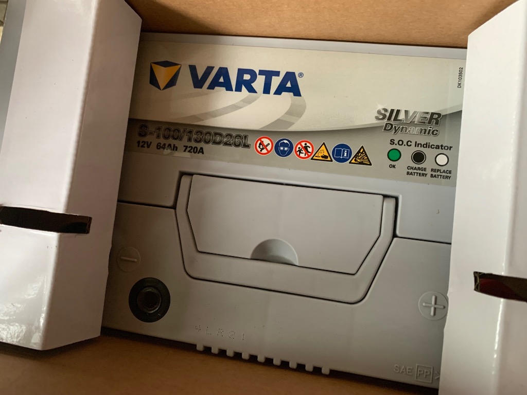 新品　VARTA バルタ　S-100/130D26L 12V 64Ah 720A e-parts0222_varta-s100-130d26l