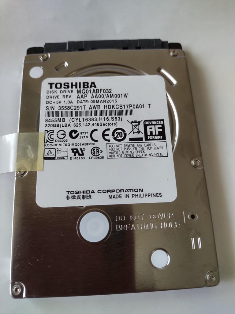 激安 2.5インチSATAハードディスク 250GB(容量選べます) HDD 内蔵 美品