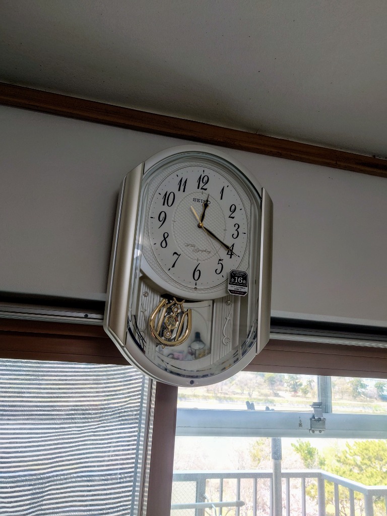 SEIKO ・セイコー ウェーブシンフォニー 壁掛け・からくり電波時計 セイコー ウェーブシンフォニー 電波掛け時計 RE567G (時計