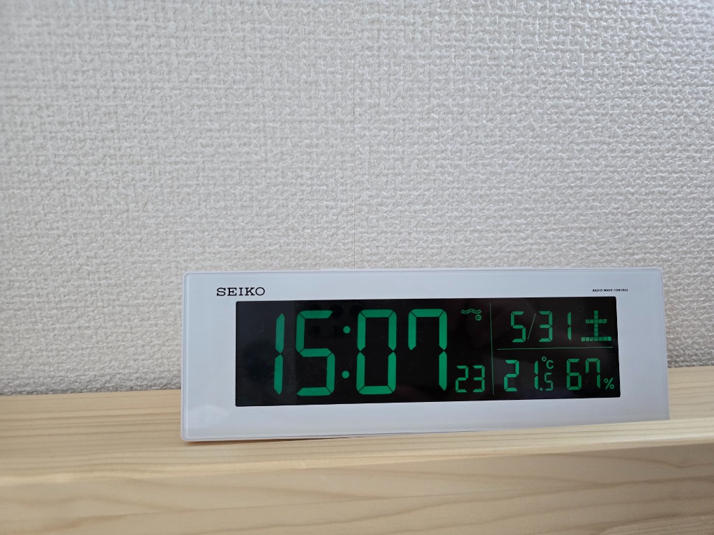 SEIKO 目覚まし時計 セイコー 置き時計 DL305W デジタル 電波