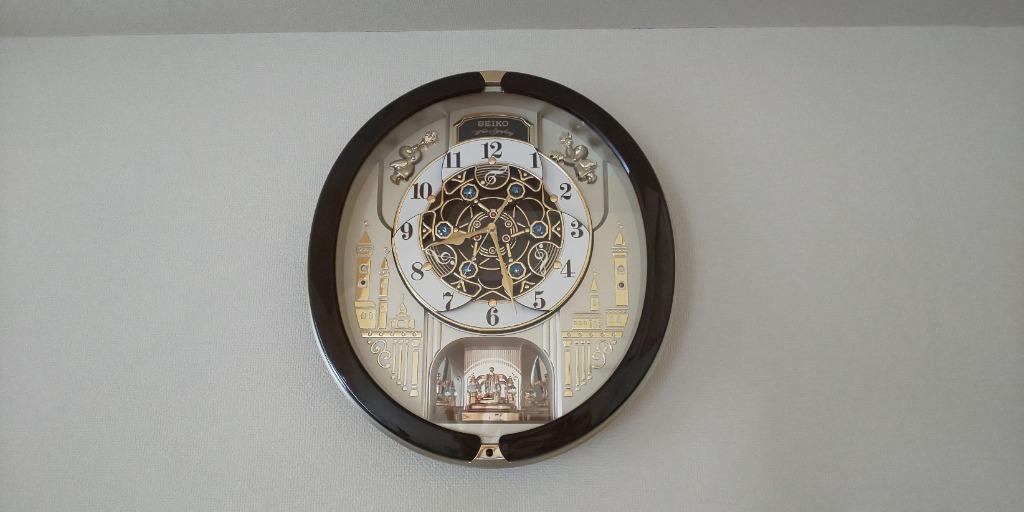 掛け時計 セイコー SEIKO 壁掛け からくり時計 RE579B 電波時計 