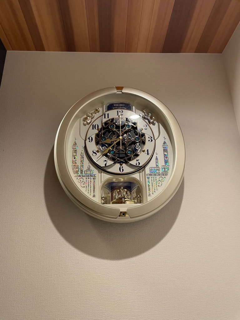 セイコー SEIKO 掛け時計 壁掛け からくり時計 RE579S 電波時計 