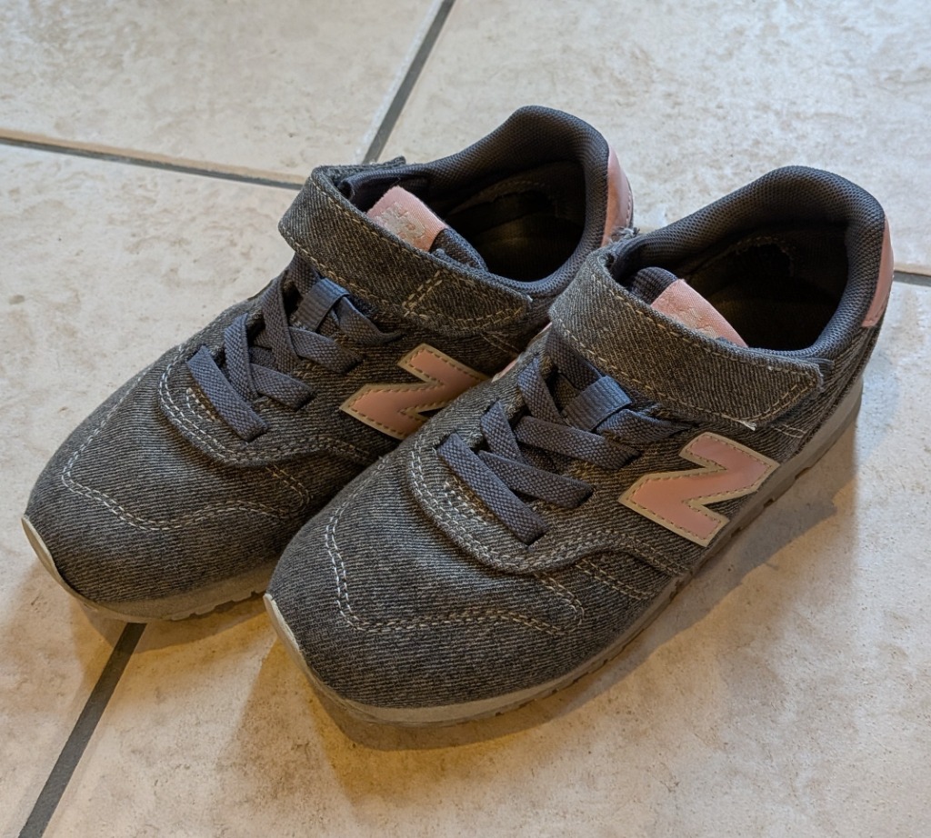 新品　18㎝　ニューバランス　YV373 DC2 グレーデニム　スニーカー New Balance ニューバランス new balance YV373 DC2 GRAY-DENIM