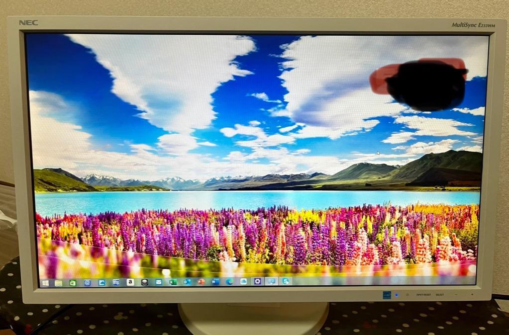 NEC LCD-E233WM LED液晶モニター 23インチワイド ホワイト 1920×1080