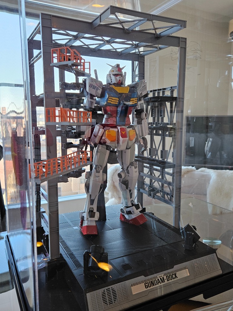 オクタゴン 透明ケース 横幅40×奥行40×高さ60 (cm) フィギュア
