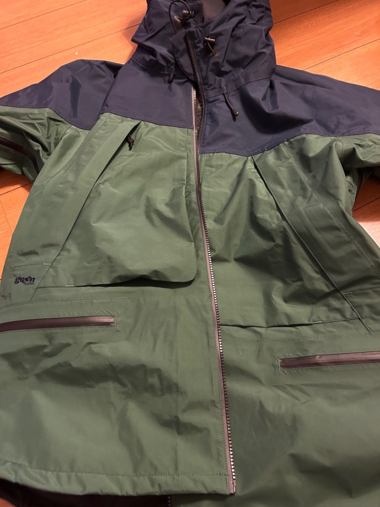 green 23-24 GREEN CLOTHING OGA JACKET Dull Green/Navy