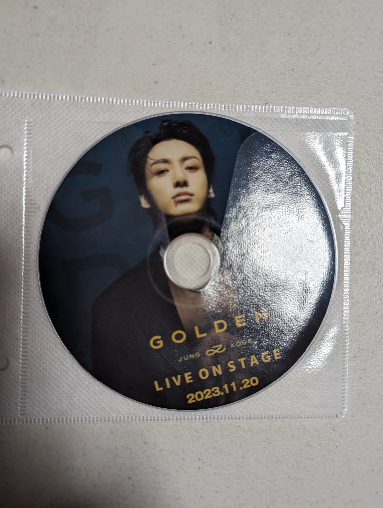 K-POP DVD バンタン JUNGKOOK GOLDEN LIVE ON STAGE ジョングク