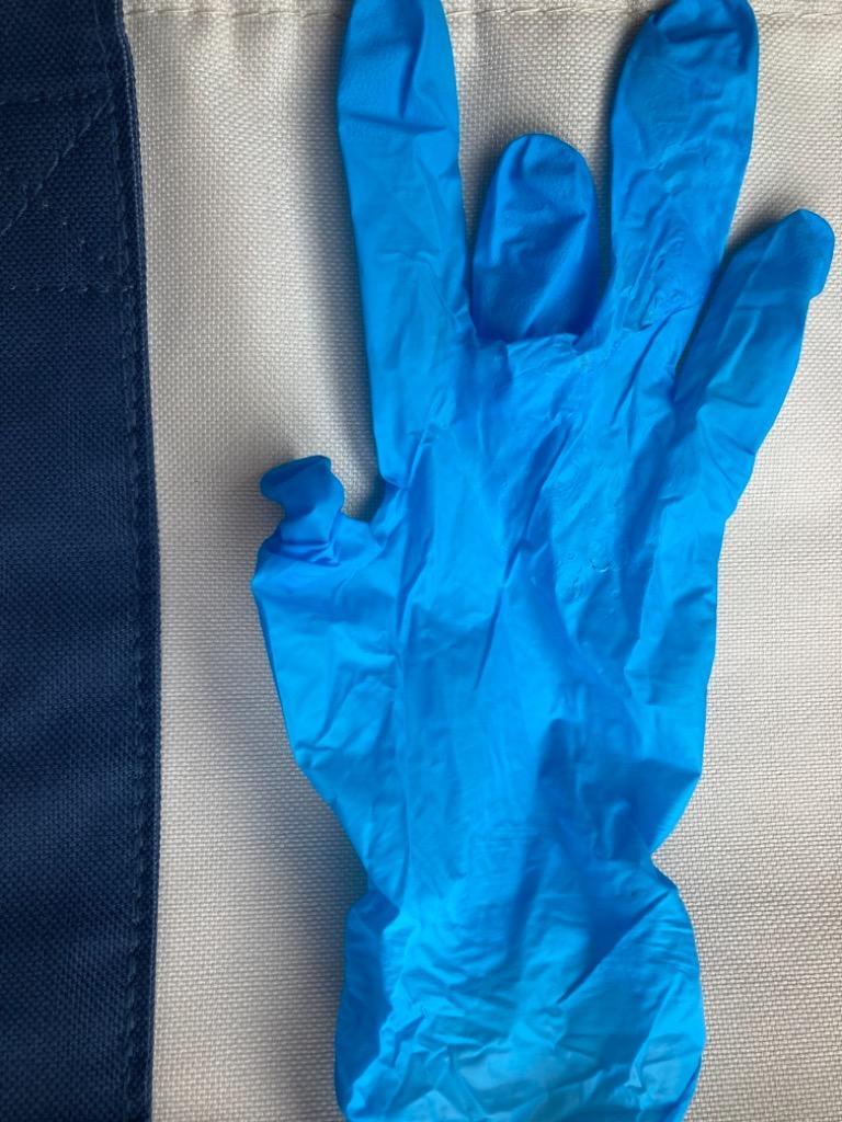 水野産業 エクセルフィット ニトリルグローブ N420 ニトリル手袋 ニトリルゴム手袋 粉なし 使い捨て パウダーフリー 100枚入/ブルー SS・  S・M・L :B08N5RN2BV:Ohtaclean Webshop 通販 