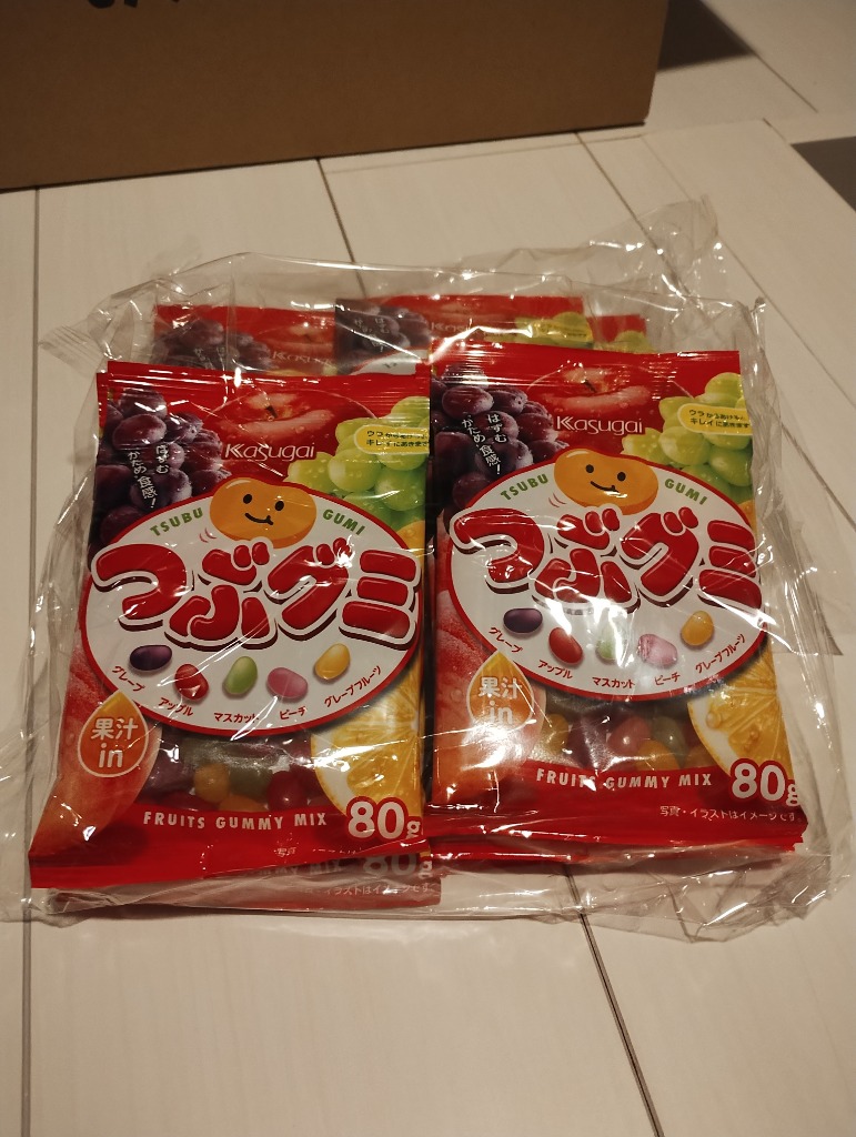 つぶグミ様 春日井製菓 つぶグミ 80g×6袋 : おかげさまマーケット - 通販