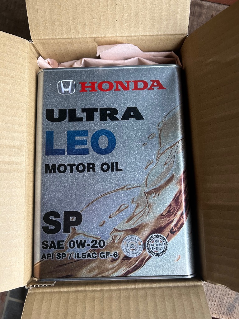 ホンダ Honda エンジンオイル ウルトラLEO SP 0W20 4L 08227