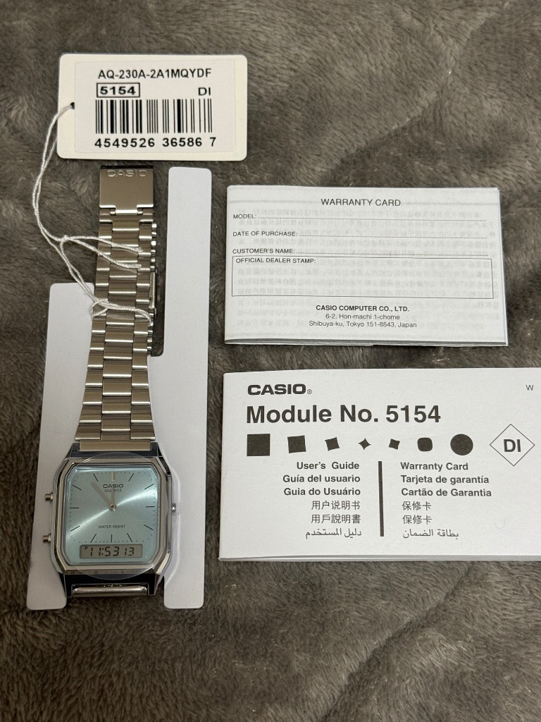 スタンダードアナデジ 【並行輸入品】【BOX無し】CASIO カシオ 腕時計