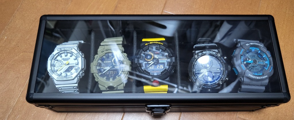 WELDER 時計収納アタッシュケース 黒 仕切り付き WELDER 時計収納アタッシュケース 黒 仕切り付き WELDER 時計