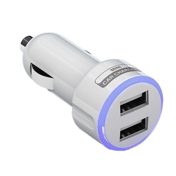 シガー USB シガーソケット カーチャージャー 充電 2ポート 2連 iPhone android iPad 携帯 充電器 車載 ブルー  :C298:ワンズショップ - 通販 - Yahoo!ショッピング