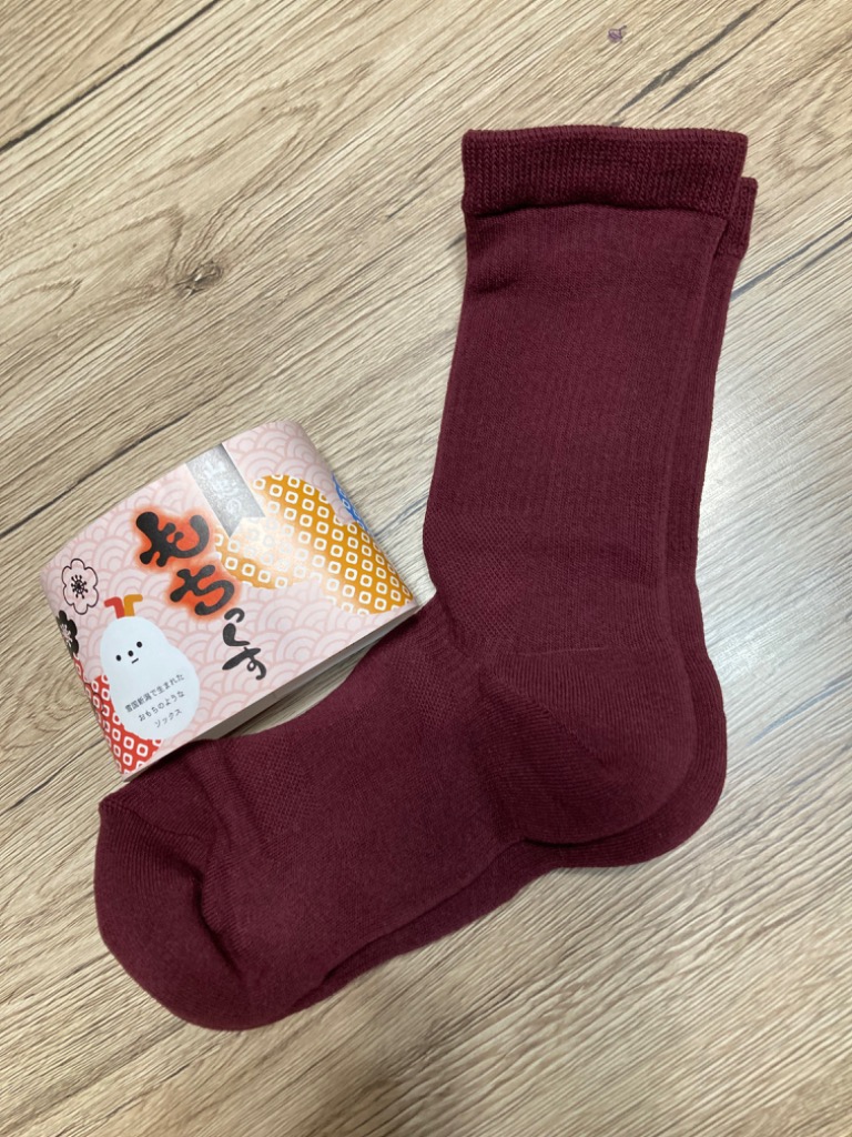 山忠 靴下 もちっくす（22-24.5cm） くつした あったか 保温 ずれ