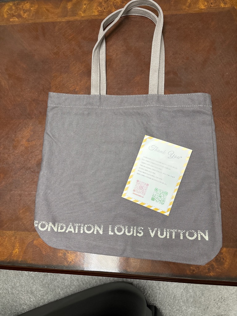 パリ限定！LOUIS VUITTON ルイヴィトン美術館 トートバッグ FONDATION