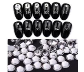 20個/10個入り 高級スワロフスキー並み ラインストーン ネイルストーン