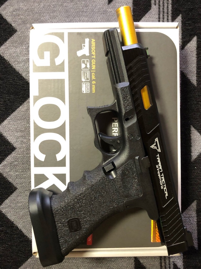 EMG UMAREX G34 JW2 TTI Combat Master MOS ガスブローバックピストル (Official Licensed GHKシステム)  Black