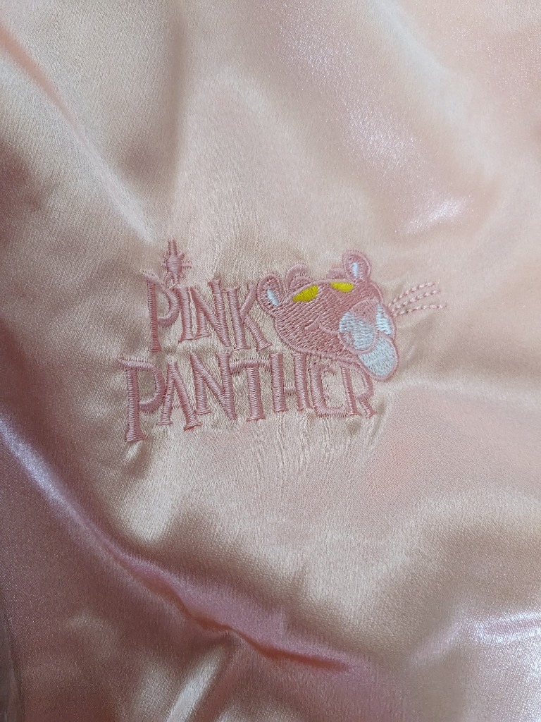 ピンクパンサー ブルゾン ジャンパー アウター ワッペン 刺繍 ピンクパンサー ブルゾン ジャンパー アウター ワッペン 刺繍