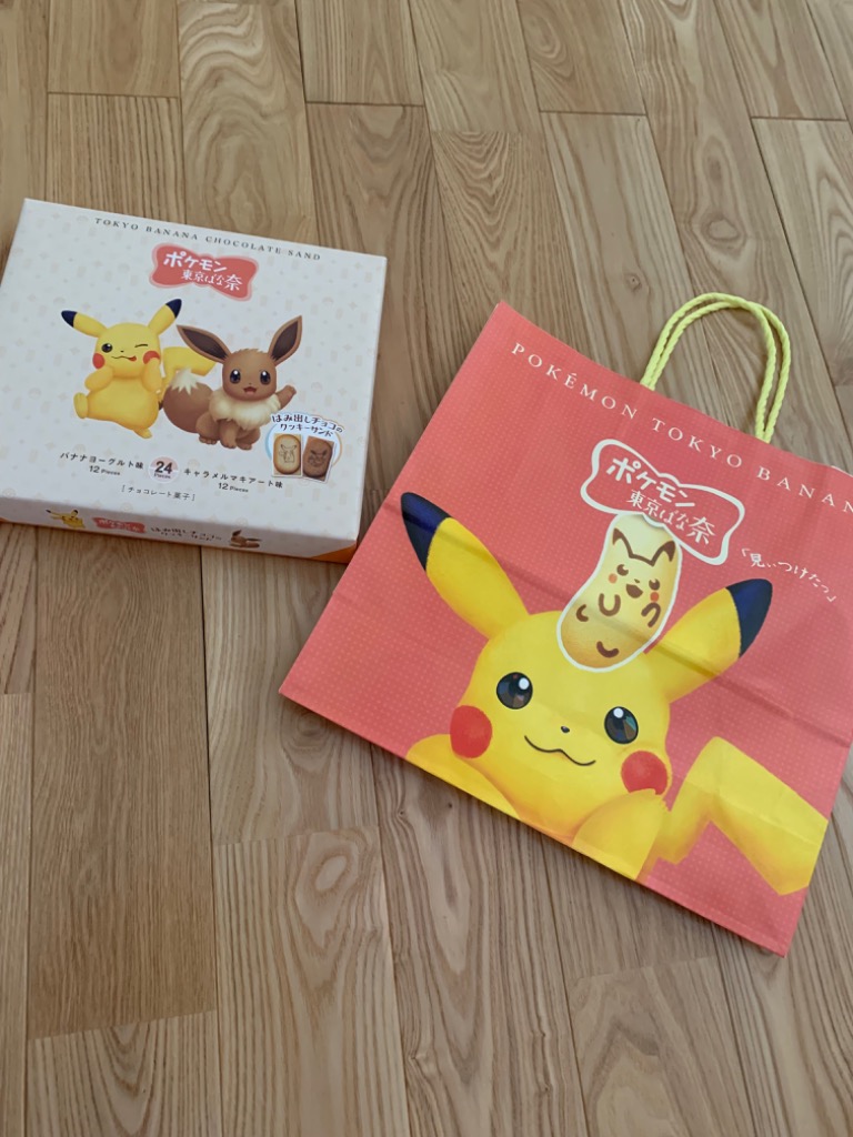 期間限定 ポケモン 東京ばな奈 24個入 チョコがはみ出すクッキー