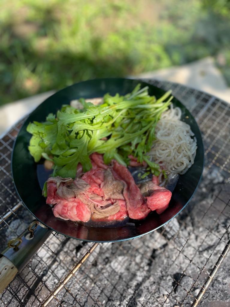 Bush craft ブッシュクラフト Craft たきびフライパン 焚き火 鉄
