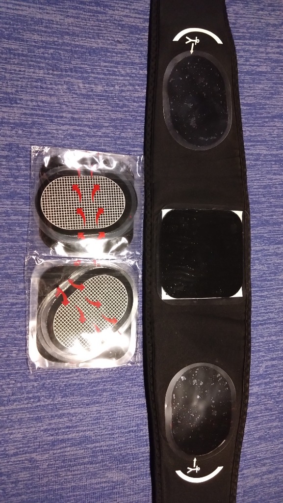 スレンダートーンで、正規品の中古です。肌に触れるパッドは2個新品です。 アクティブ スレンダー スレンダートーンエボリューション 互換