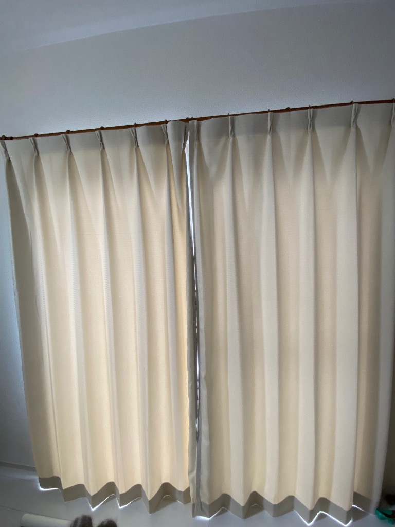 4枚組カーテン 4枚セット 1級遮光 2級遮光 遮光 幅100cm×丈105cm