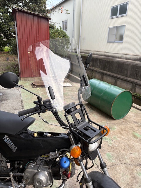 旭風防 ウインドシールド ヤマハ・ギア UA06 4st車 GE-03 : アウト