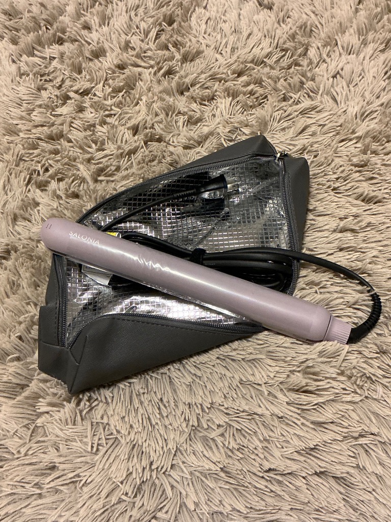 SALONIA サロニア ヘアアイロン 24mm ピンク スムースシャイン